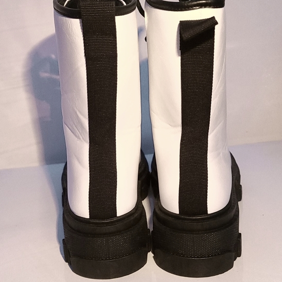 MIA White High Stomp Combat Stomp Boots Size 6.5 - Picture 3 of 6